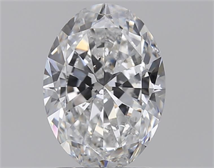 Picture of Natural Diamond 1.50 Carats, Oval with  Cut, D Color, SI2 Clarity and Certified by GIA