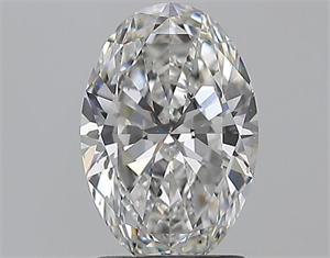 Picture of Natural Diamond 1.51 Carats, Oval with  Cut, F Color, SI2 Clarity and Certified by GIA