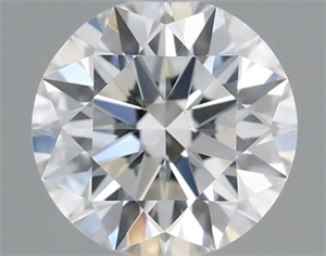 Picture of Natural Diamond 0.54 Carats, Round with Excellent Cut, H Color, VS1 Clarity and Certified by GIA