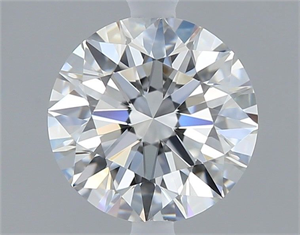 Picture of Natural Diamond 0.74 Carats, Round with Excellent Cut, F Color, IF Clarity and Certified by GIA