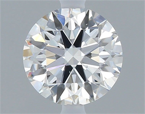 Picture of Natural Diamond 0.55 Carats, Round with Excellent Cut, G Color, VS2 Clarity and Certified by GIA