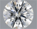 Natural Diamond 0.42 Carats, Round with Excellent Cut, H Color, SI1 Clarity and Certified by IGI