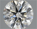 Natural Diamond 0.40 Carats, Round with Excellent Cut, I Color, SI1 Clarity and Certified by IGI