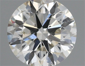 Picture of Natural Diamond 0.40 Carats, Round with Excellent Cut, I Color, SI1 Clarity and Certified by IGI