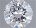 Natural Diamond 0.50 Carats, Round with Very Good Cut, D Color, SI2 Clarity and Certified by IGI