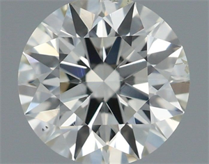 Picture of Natural Diamond 0.55 Carats, Round with Excellent Cut, I Color, SI1 Clarity and Certified by IGI