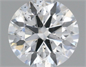 Natural Diamond 0.50 Carats, Round with Excellent Cut, E Color, SI2 Clarity and Certified by IGI
