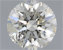 Natural Diamond 0.52 Carats, Round with Excellent Cut, I Color, I1 Clarity and Certified by IGI
