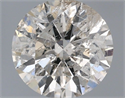 Natural Diamond 1.00 Carats, Round with Excellent Cut, K Color, I1 Clarity and Certified by IGI