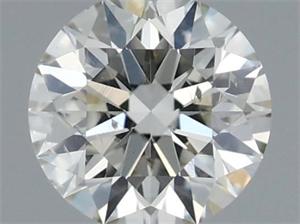 Picture of Natural Diamond 0.40 Carats, Round with Excellent Cut, I Color, SI1 Clarity and Certified by IGI