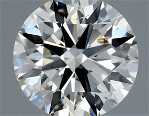 Picture of Natural Diamond 0.40 Carats, Round with Excellent Cut, I Color, SI1 Clarity and Certified by IGI