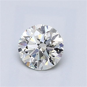 Picture of Natural Diamond 0.70 Carats, Round with Excellent Cut, J Color, VVS1 Clarity and Certified by GIA
