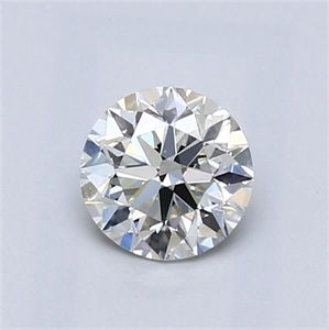 Picture of Natural Diamond 0.70 Carats, Round with Excellent Cut, J Color, VVS2 Clarity and Certified by GIA