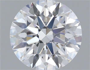 Picture of Lab Grown Diamond 0.86 Carats, Round with Ideal Cut, D Color, VVS2 Clarity and Certified by IGI