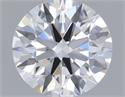 Lab Grown Diamond 0.89 Carats, Round with Ideal Cut, D Color, VVS2 Clarity and Certified by IGI