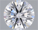 Lab Grown Diamond 0.95 Carats, Round with Ideal Cut, D Color, VVS2 Clarity and Certified by IGI