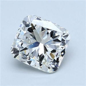 Picture of Natural Diamond 3.01 Carats, Cushion with  Cut, J Color, SI1 Clarity and Certified by GIA