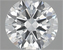 Natural Diamond 0.41 Carats, Round with Excellent Cut, H Color, SI2 Clarity and Certified by GIA