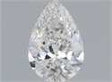Natural Diamond 0.70 Carats, Pear with  Cut, F Color, SI1 Clarity and Certified by GIA