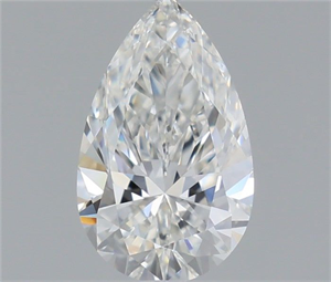 Picture of Natural Diamond 0.81 Carats, Pear with  Cut, G Color, IF Clarity and Certified by GIA