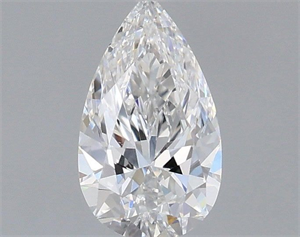 Picture of Natural Diamond 0.46 Carats, Pear with  Cut, E Color, VS1 Clarity and Certified by GIA