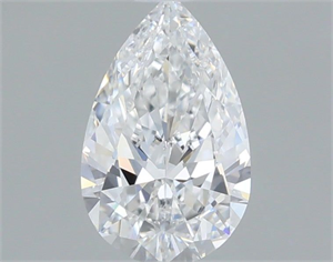 Picture of Natural Diamond 0.50 Carats, Pear with  Cut, E Color, VVS2 Clarity and Certified by GIA