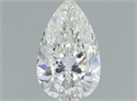 Natural Diamond 0.52 Carats, Pear with  Cut, I Color, IF Clarity and Certified by GIA