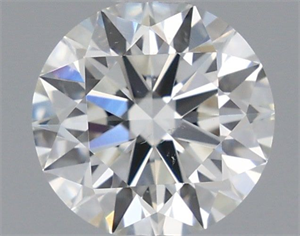 Picture of Natural Diamond 0.72 Carats, Round with Excellent Cut, I Color, VS2 Clarity and Certified by GIA