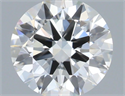 Natural Diamond 0.51 Carats, Round with Excellent Cut, H Color, VS1 Clarity and Certified by GIA