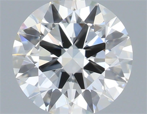 Picture of Natural Diamond 0.51 Carats, Round with Excellent Cut, H Color, VS1 Clarity and Certified by GIA