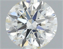 Natural Diamond 0.40 Carats, Round with Excellent Cut, I Color, SI1 Clarity and Certified by IGI