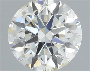 Picture of Natural Diamond 0.40 Carats, Round with Excellent Cut, I Color, SI1 Clarity and Certified by IGI