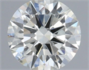 Natural Diamond 0.41 Carats, Round with Excellent Cut, I Color, SI1 Clarity and Certified by IGI