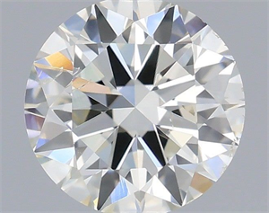 Picture of Natural Diamond 0.40 Carats, Round with Excellent Cut, I Color, SI1 Clarity and Certified by IGI