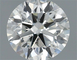 Picture of Natural Diamond 0.40 Carats, Round with Very Good Cut, I Color, SI1 Clarity and Certified by IGI