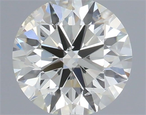 Picture of Natural Diamond 0.40 Carats, Round with Excellent Cut, I Color, SI2 Clarity and Certified by IGI