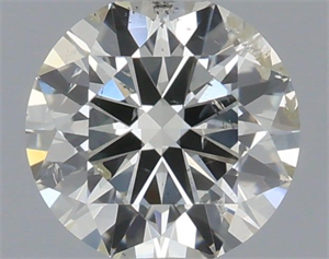 Picture of Natural Diamond 0.40 Carats, Round with Excellent Cut, I Color, SI2 Clarity and Certified by IGI