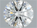 Natural Diamond 0.41 Carats, Round with Excellent Cut, I Color, SI2 Clarity and Certified by IGI