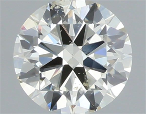 Picture of Natural Diamond 0.40 Carats, Round with Excellent Cut, J Color, SI1 Clarity and Certified by IGI