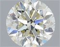 Natural Diamond 0.40 Carats, Round with Very Good Cut, J Color, SI2 Clarity and Certified by IGI