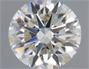 Natural Diamond 0.40 Carats, Round with Excellent Cut, H Color, SI1 Clarity and Certified by IGI