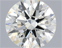 Natural Diamond 0.45 Carats, Round with Excellent Cut, I Color, SI2 Clarity and Certified by IGI