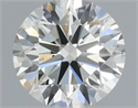 Natural Diamond 0.40 Carats, Round with Excellent Cut, I Color, SI1 Clarity and Certified by IGI