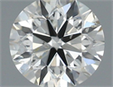 Natural Diamond 0.40 Carats, Round with Excellent Cut, I Color, SI1 Clarity and Certified by IGI