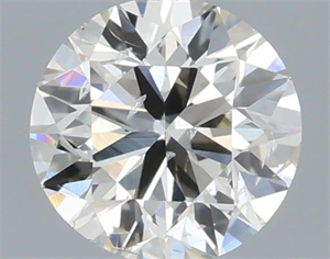 Picture of Natural Diamond 0.40 Carats, Round with Very Good Cut, I Color, SI2 Clarity and Certified by IGI