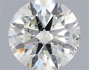 Picture of Natural Diamond 0.40 Carats, Round with Excellent Cut, I Color, SI2 Clarity and Certified by IGI