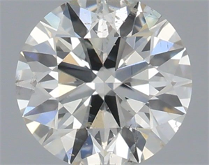 Picture of Natural Diamond 0.40 Carats, Round with Excellent Cut, I Color, SI2 Clarity and Certified by IGI