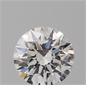 Natural Diamond 0.42 Carats, Round with Excellent Cut, D Color, SI1 Clarity and Certified by GIA