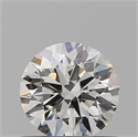 Natural Diamond 0.49 Carats, Round with Excellent Cut, H Color, SI2 Clarity and Certified by GIA