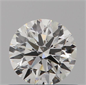 Natural Diamond 0.51 Carats, Round with Excellent Cut, H Color, VS2 Clarity and Certified by GIA